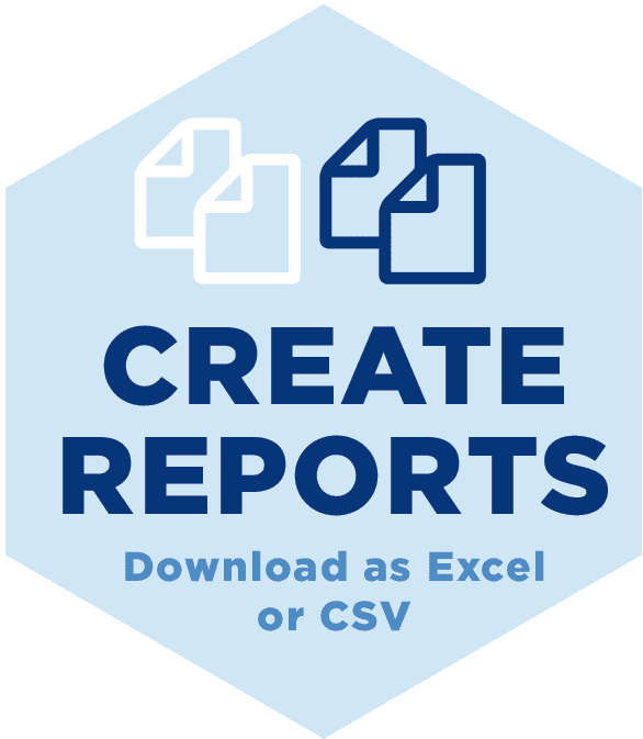 Create reports download as Excel or CSV